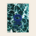 Dura Gear The Easy blue silicone ring on water background